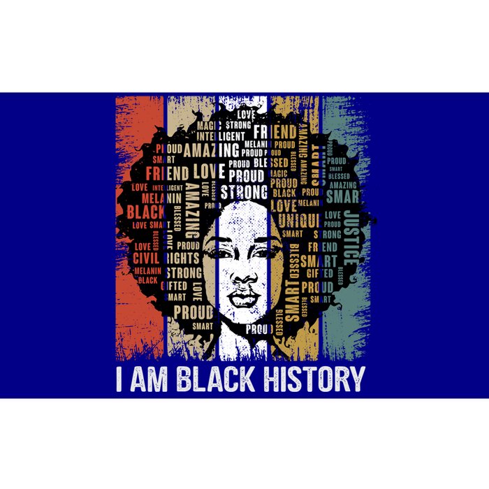 I Am Black History Month Proud African American Great Gift Bumper Sticker