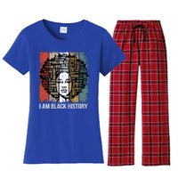 I Am Black History Month Proud African American Great Gift Women's Flannel Pajama Set