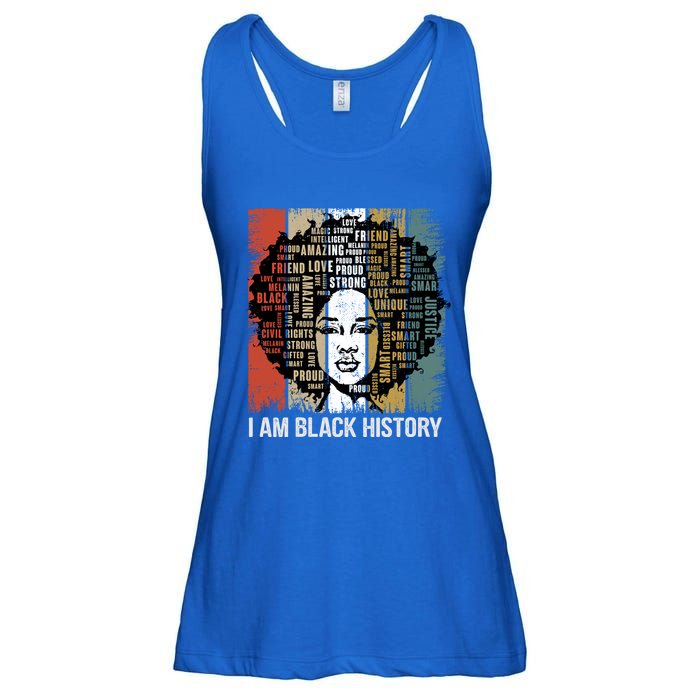 I Am Black History Month Proud African American Great Gift Ladies Essential Flowy Tank