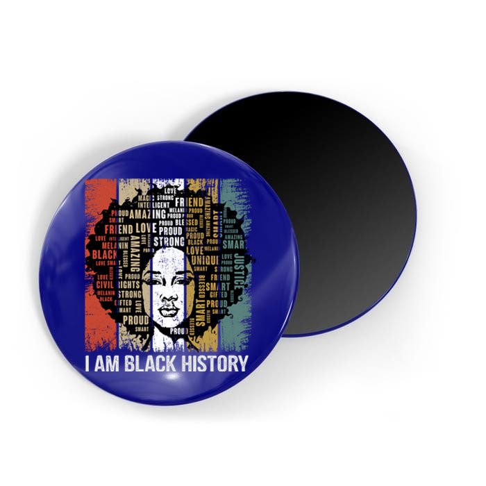 I Am Black History Month Proud African American Great Gift Magnet