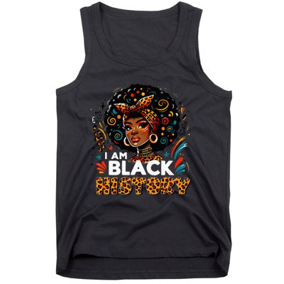 I Am Black History African American Black Pride Black Tank Top