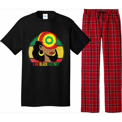 I Am Black Woman Melanin Africa Pride History BHM Pajama Set