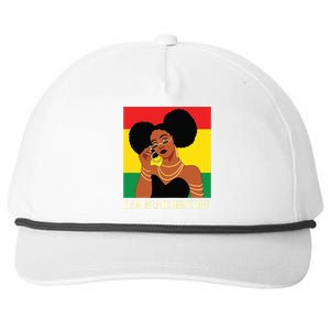 I Am Black History Educated Queen African American Women Snapback Five-Panel Rope Hat