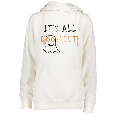 It's all boosheet! Womens Funnel Neck Pullover Hood