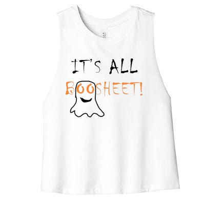 It's all boosheet! Women's Racerback Cropped Tank