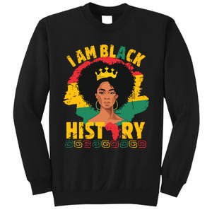 I Am Black History African Girl Black History Month Sweatshirt