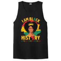 I Am Black History African Girl Black History Month PosiCharge Competitor Tank