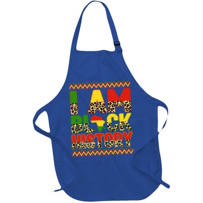 I Am Black History Month African Leopard Juneteenth Melanin Gift Apron