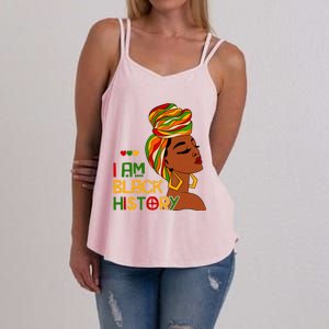 I Am Black History Month African American Women's Strappy Tank