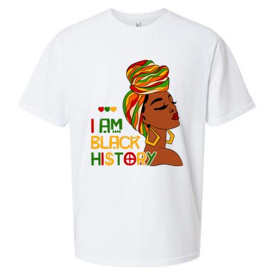 I Am Black History Month African American Sueded Cloud Jersey T-Shirt