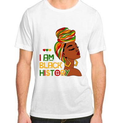 I Am Black History Month African American Adult ChromaSoft Performance T-Shirt