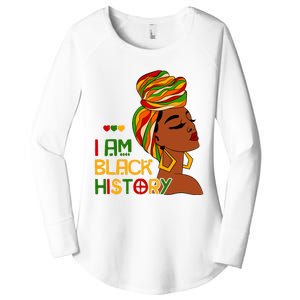 I Am Black History Month African American Women's Perfect Tri Tunic Long Sleeve Shirt