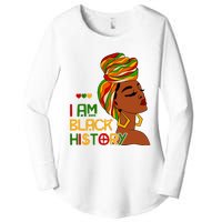 I Am Black History Month African American Women's Perfect Tri Tunic Long Sleeve Shirt