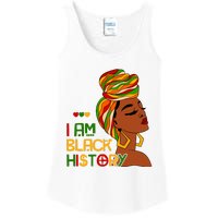 I Am Black History Month African American Ladies Essential Tank