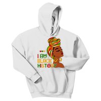 I Am Black History Month African American Kids Hoodie