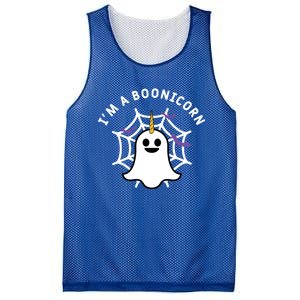 Im A Boonicorn Funny Unicorn Ghost Gift Mesh Reversible Basketball Jersey Tank