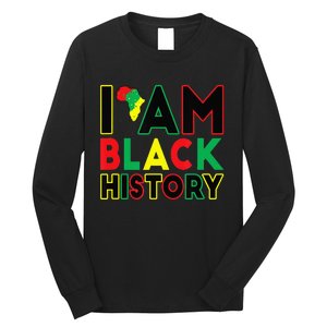 I Am Black History Month African American Pride Celebration Long Sleeve Shirt