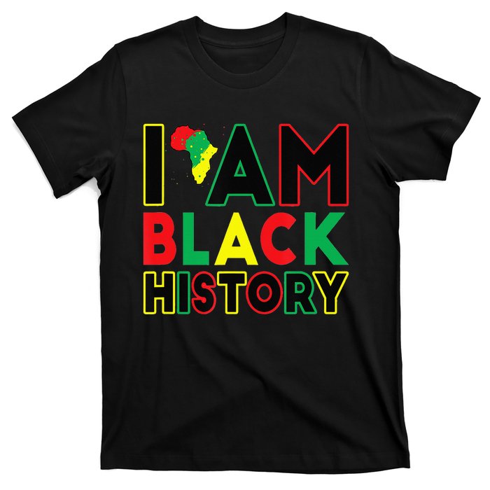 I Am Black History Month African American Pride Celebration T-Shirt