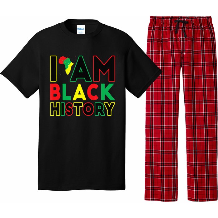 I Am Black History Month African American Pride Celebration Pajama Set