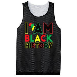 I Am Black History Month African American Pride Celebration Mesh Reversible Basketball Jersey Tank