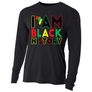 I Am Black History Month African American Pride Celebration Cooling Performance Long Sleeve Crew