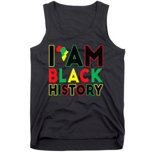 I Am Black History Month African American Pride Celebration Tank Top