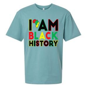 I Am Black History Month African American Pride Celebration Sueded Cloud Jersey T-Shirt