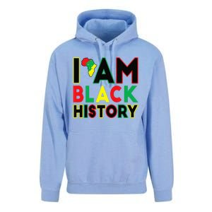 I Am Black History Month African American Pride Celebration Unisex Surf Hoodie