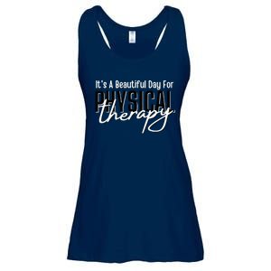 It's A Beautiful Day For Physical Therapy Ladies Essential Flowy Tank