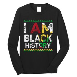 I Am Black History Month African American Pride Celebration Long Sleeve Shirt