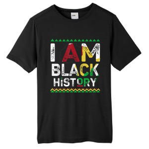 I Am Black History Month African American Pride Celebration Tall Fusion ChromaSoft Performance T-Shirt