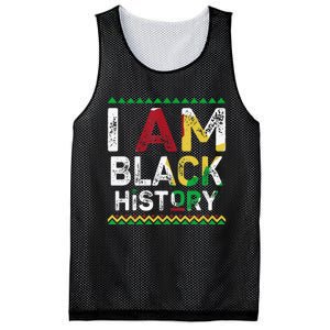 I Am Black History Month African American Pride Celebration Mesh Reversible Basketball Jersey Tank