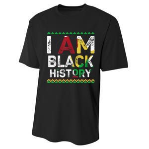 I Am Black History Month African American Pride Celebration Performance Sprint T-Shirt