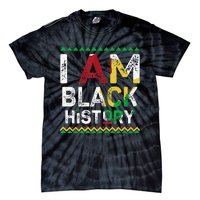 I Am Black History Month African American Pride Celebration Tie-Dye T-Shirt