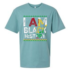 I Am Black History Month African American Pride Celebration Sueded Cloud Jersey T-Shirt