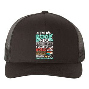 Im A Book Nerd Funny Reading Gifts For Book Lovers Yupoong Adult 5-Panel Trucker Hat