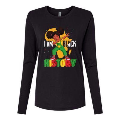 I Am Black History Women Black History Month Womens Cotton Relaxed Long Sleeve T-Shirt