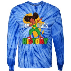 I Am Black History Women Black History Month Tie-Dye Long Sleeve Shirt