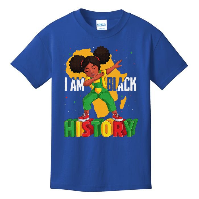 I Am Black History Women Black History Month Kids T-Shirt