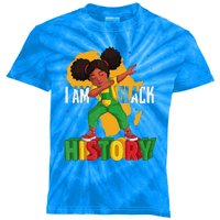 I Am Black History Women Black History Month Kids Tie-Dye T-Shirt