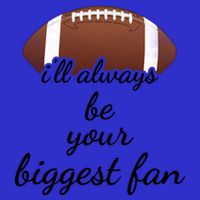 ILl Always Be Your Biggest Fan Mom Or Dad Football Gift Tall T-Shirt
