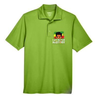 I Am Black History Black History Month Men's Origin Performance Pique Polo