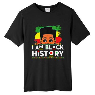 I Am Black History Black History Month Tall Fusion ChromaSoft Performance T-Shirt