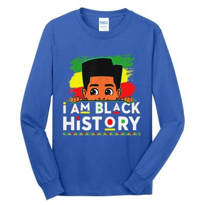 I Am Black History Black History Month Tall Long Sleeve T-Shirt