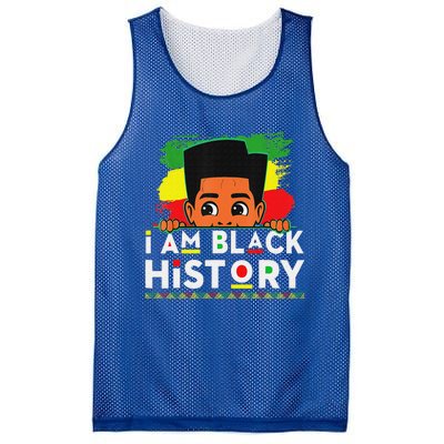 I Am Black History Black History Month Mesh Reversible Basketball Jersey Tank