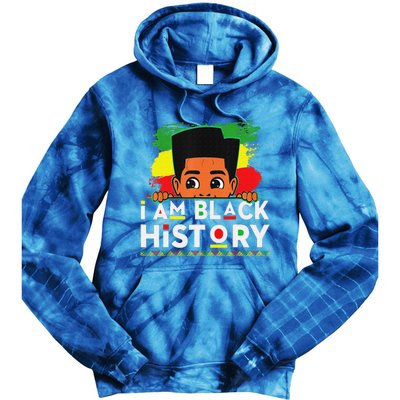 I Am Black History Black History Month Tie Dye Hoodie