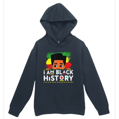 I Am Black History Black History Month Urban Pullover Hoodie