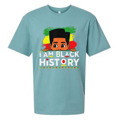 I Am Black History Black History Month Sueded Cloud Jersey T-Shirt