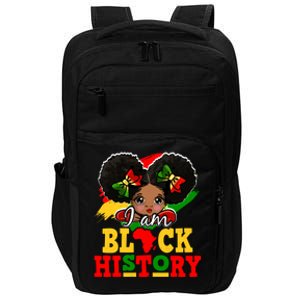 I Am Black History Month Black Melanin Gift Impact Tech Backpack