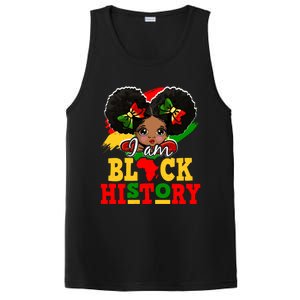 I Am Black History Month Black Melanin Gift PosiCharge Competitor Tank